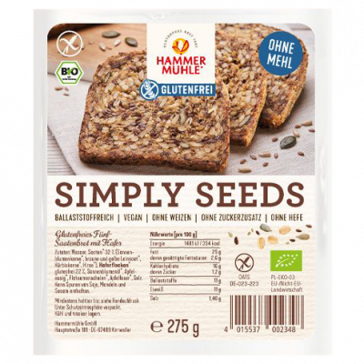 Simply Seeds 5-Saaten Brot glutenfrei (275g)